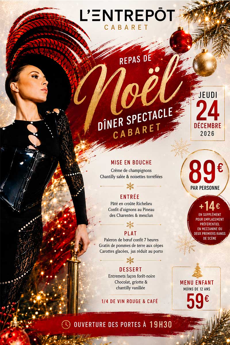 L'entrepot r�veillon de No�l 2026